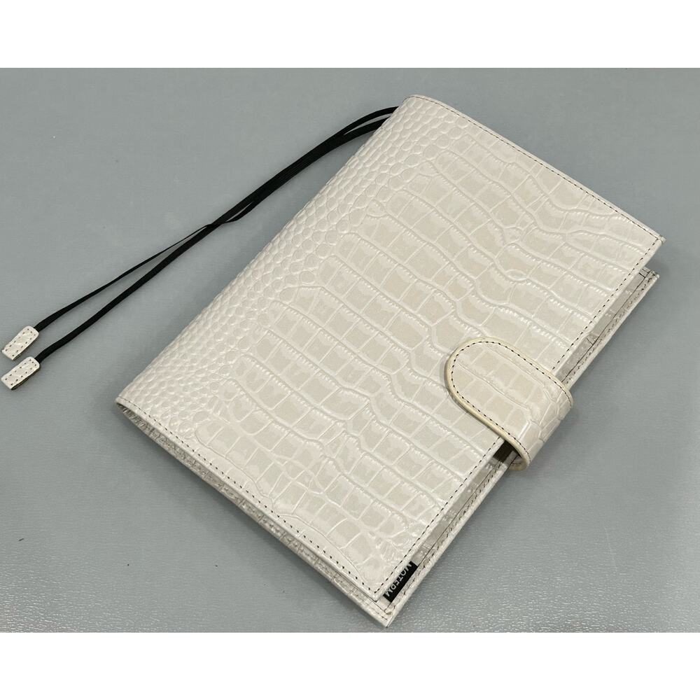 Moterm Original Plus Planner Cover A5 Croc Linen White/Beige